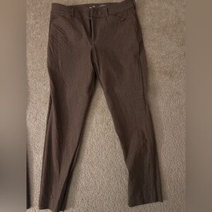 Old Navy Women’s Brown Patterned Dress Pants